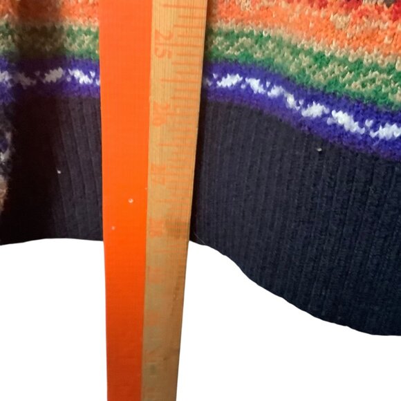 Tommy Hilfiger Lux Cotton Fair Isle Striped Sweater Multicolor Men Large - Picture 6 of 7